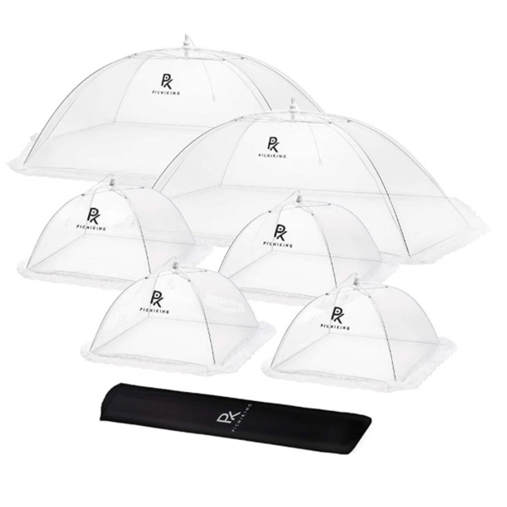 NEW BBQ Reception “PicniKing” Mesh Umbrellas Set 2XL 4Med Carry Bag